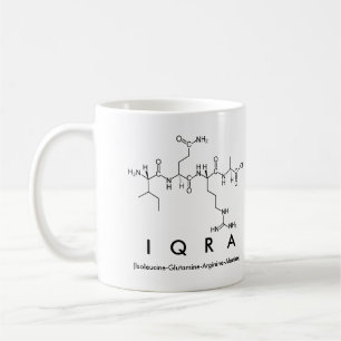 Taza De Café Mug nombre péptido iqra