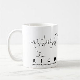 Taza De Café Mug nombre péptido rico