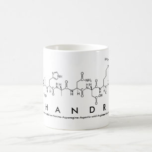 Taza De Café Mug nombre péptido shandra