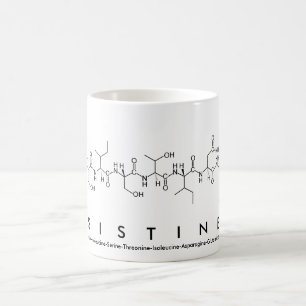 Taza De Café Mug nombre péptido sistino
