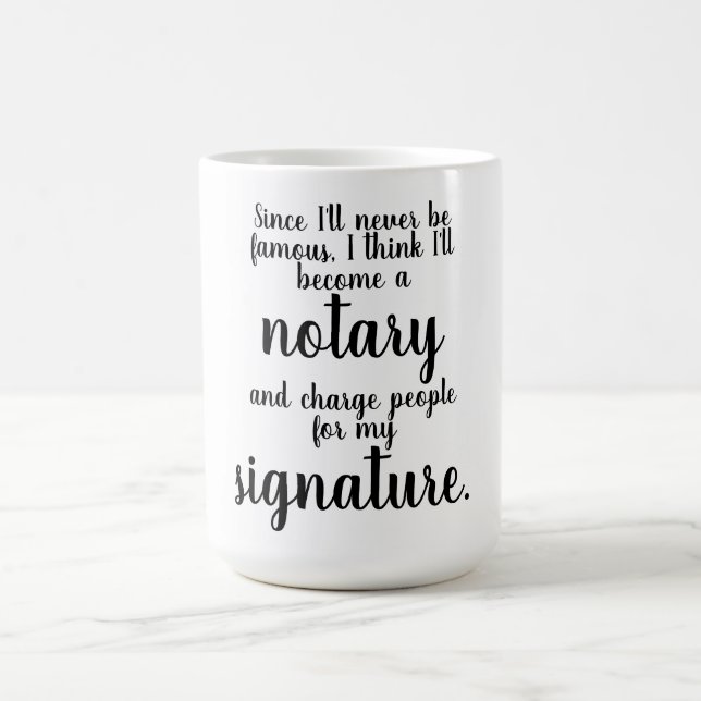 Taza De Café Mug notario (Centro)