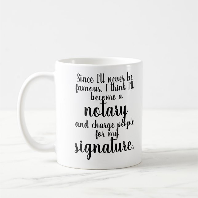 Taza De Café Mug notario (Izquierda)