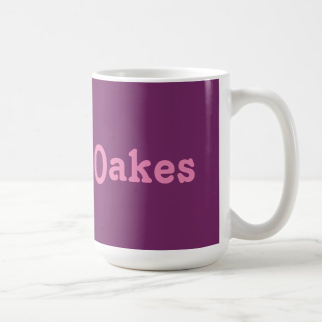 Taza De Café Mug Oakes (Derecha)
