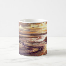 Taza De Café Mug "Ocean Sunset Swirl"