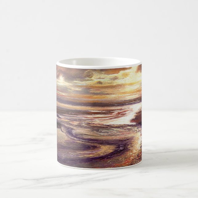Taza De Café Mug "Ocean Sunset Swirl" (Centro)