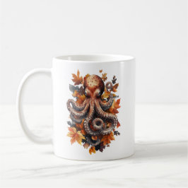 Taza De Café Mug Octopus otoñal