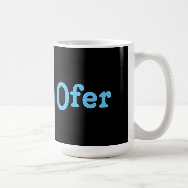 Taza De Café Mug Ofer (Derecha)