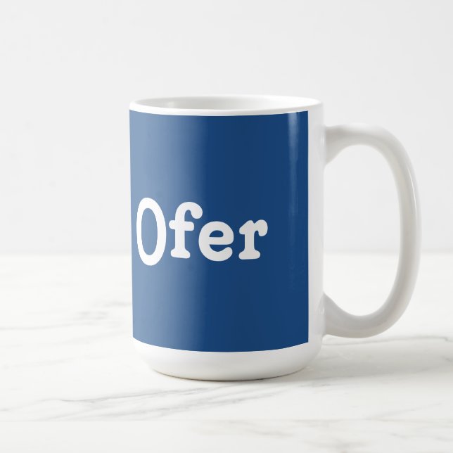 Taza De Café Mug Ofer (Derecha)