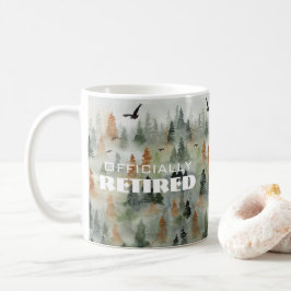 Taza De Café Mug Oficialmente Retirada En El Bosque Misty