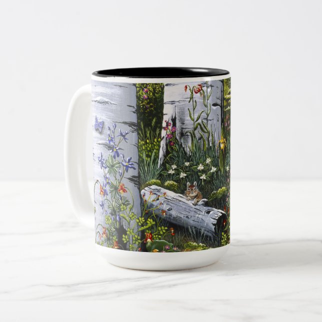 Taza De Café Mug "Old Aspen Grove" (Anverso izquierdo)