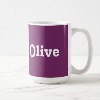 Taza De Café Mug Olive