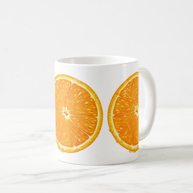 Taza De Café Mug - Orange Slice (Anverso derecho)