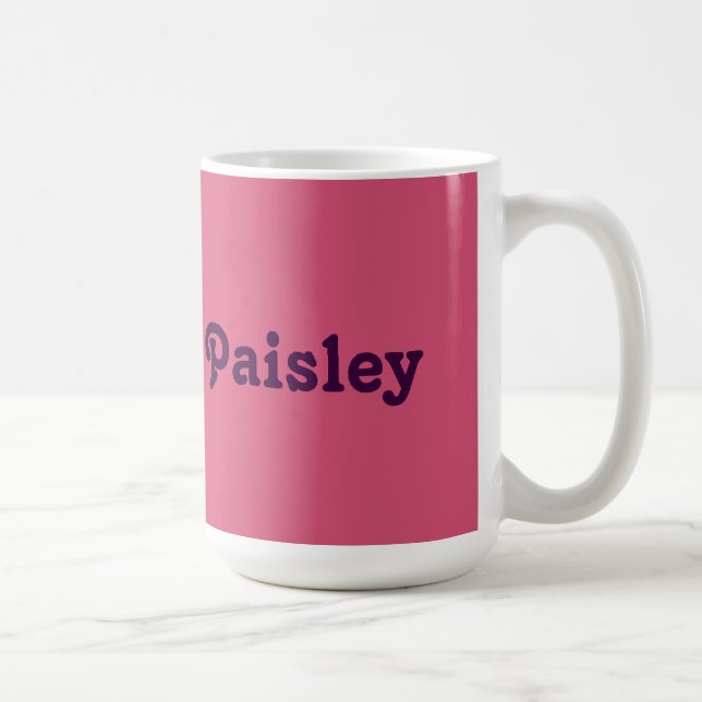 Taza De Café Mug Paisley (Derecha)