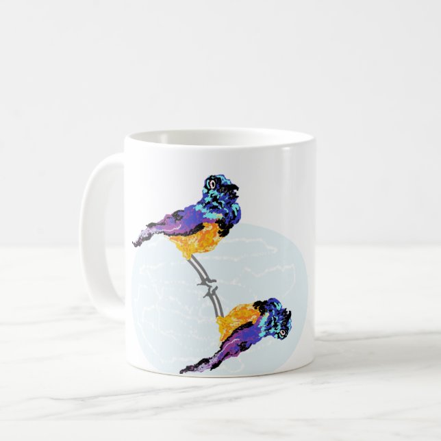 Taza De Café Mug: Pájaro colorido (Anverso izquierdo)