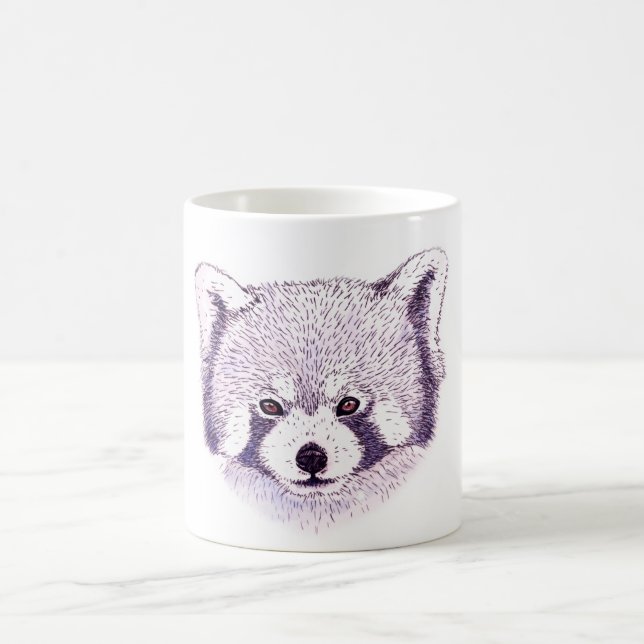Taza De Café Mug pandas rojizas (Centro)