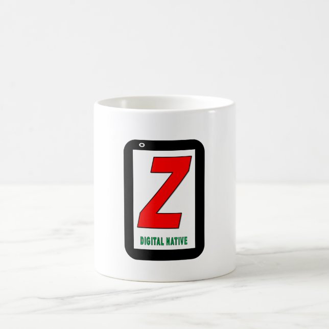 Taza De Café Mug para la generación Z (Centro)