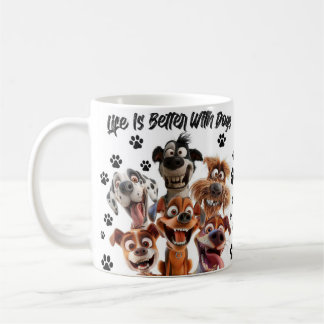 Taza De Café Mug para los amantes de los perros