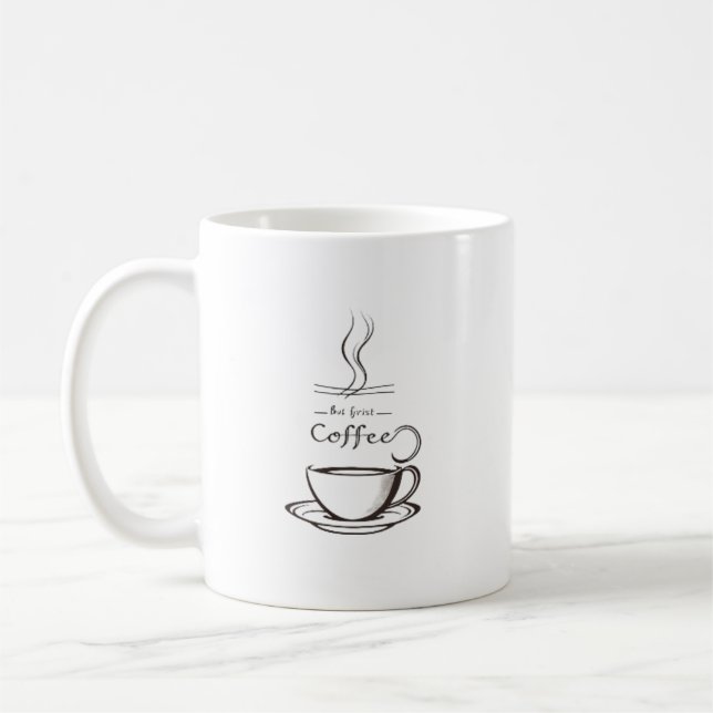 Taza De Café Mug para los amantes del café (Izquierda)