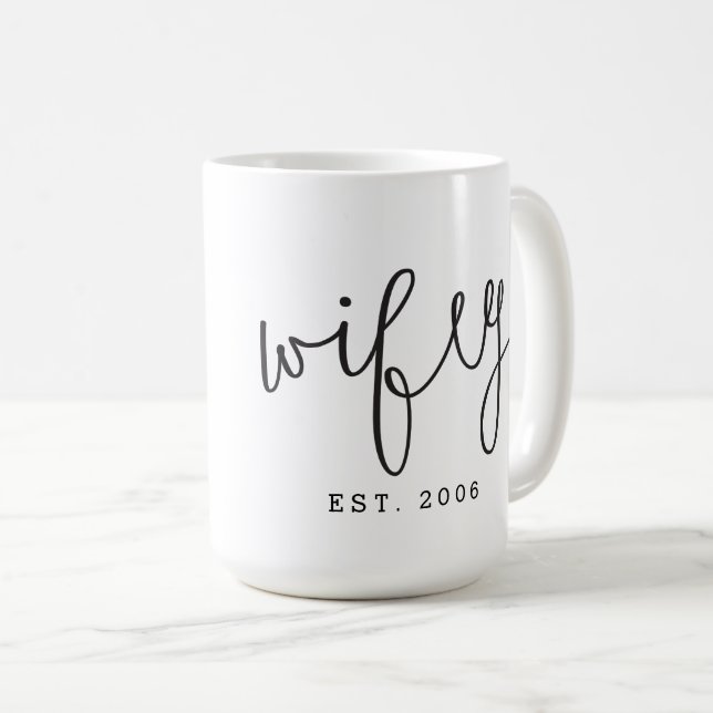 Taza De Café Mug. pareja de esposas (Anverso derecho)