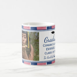 Taza De Café Mug Patriótico Photo Graduation