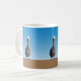 Taza De Café Mug - Pelícanos en la arena
