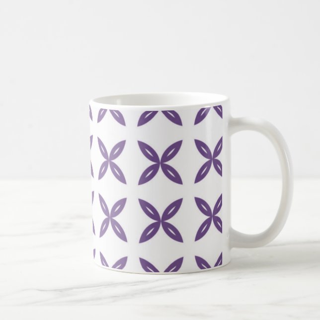Taza De Café Mug Perfectamente De Moda, Violeta (Derecha)