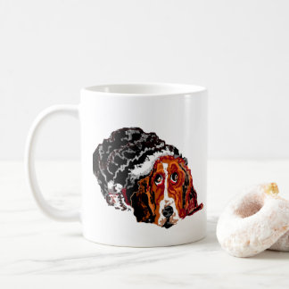 Taza De Café Mug: Perro del montón de Basset