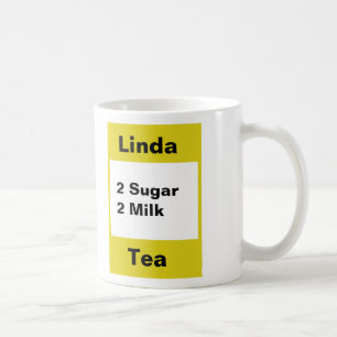 Taza De Café Mug personal - Amarillo