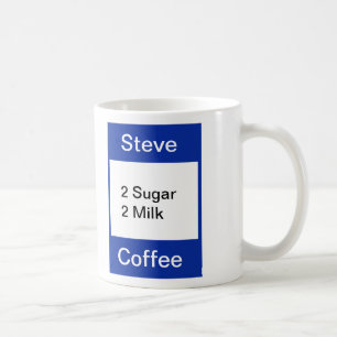 Taza De Café Mug personal - Azul