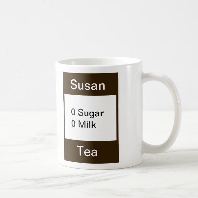 Taza De Café Mug personal - Brown (Derecha)