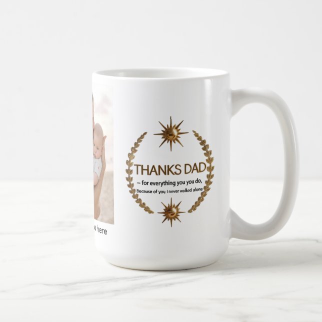 Taza De Café Mug personalizada Classic 15 oz (Derecha)