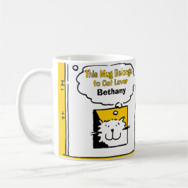 Taza De Café Mug personalizada de Cat Lover