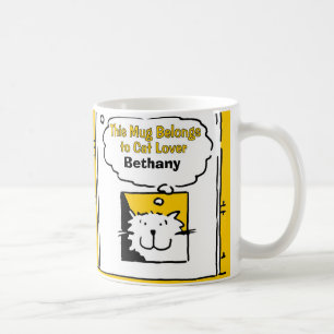 Taza De Café Mug personalizada de Cat Lover