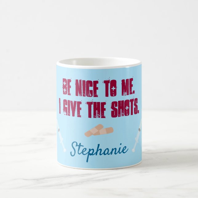 Taza De Café Mug personalizada de diversión médica (Centro)