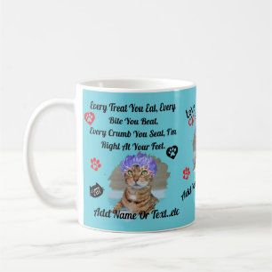 Taza De Café Mug personalizada de gato para los amantes del gat