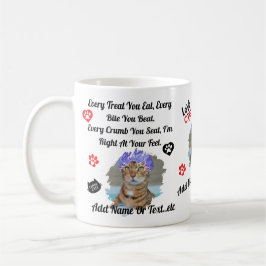 Taza De Café Mug personalizada de gato para los amantes del gat