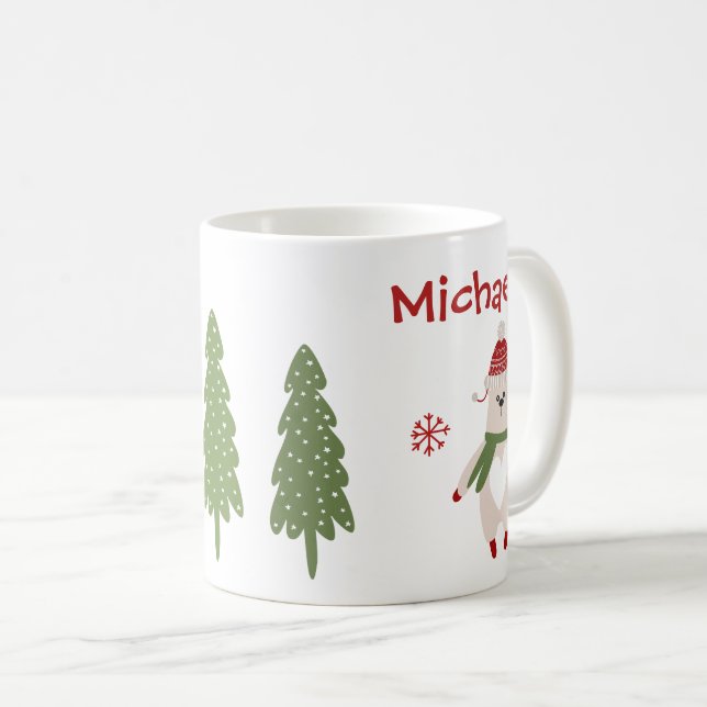 Taza De Café Mug personalizada de Navidades de niños (Anverso derecho)