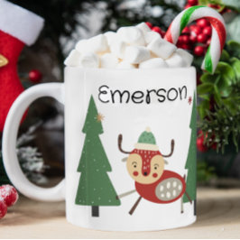 Taza De Café Mug personalizada de Navidades de niños