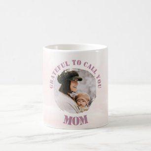Taza De Café Mug personalizada de Pastel rosa para mamá
