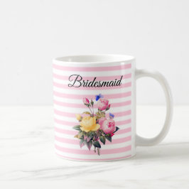 Taza De Café Mug Personalizada de Rosas Rosa Rosa Rosa de la No