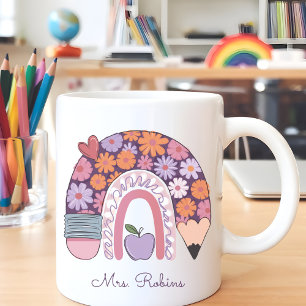 Taza De Café Mug personalizada del profesor, aprecio del profes