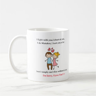 Taza De Café Mug personalizada - Lamento haberte amado