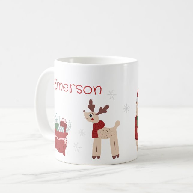 Taza De Café Mug personalizada para los navidades (Anverso izquierdo)