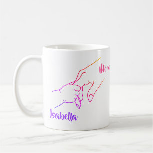 Taza De Café Mug personalizada para madre e hijo