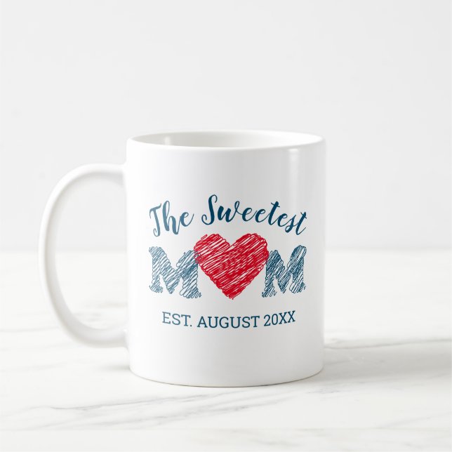 Taza De Café Mug personalizada para mamá (Izquierda)