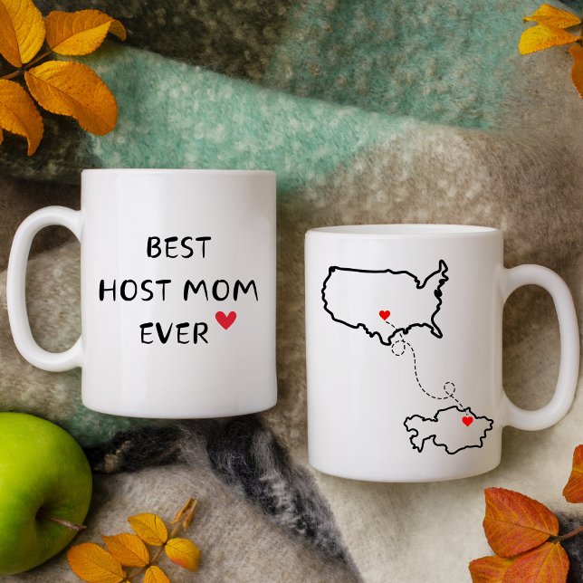 Taza De Café Mug personalizada para mamá anfitriona: mejor madr (Subido por el creador)