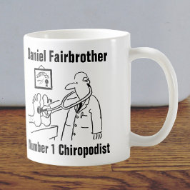Taza De Café Mug personalizada para un chiropodista