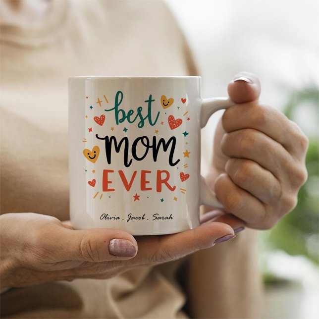 Taza De Café Mug personalizada - Un regalo para la mejor mamá (Subido por el creador)