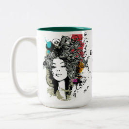Taza De Café Mug personalizado con fuerte poder de la mujer