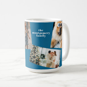 Taza De Café Mug personalizado de 5 fotos